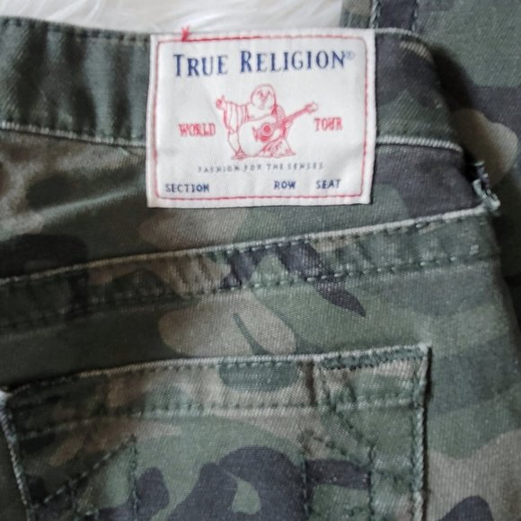 NEW True Religion Super Skinny Camo Jeans - Picture 10 of 12